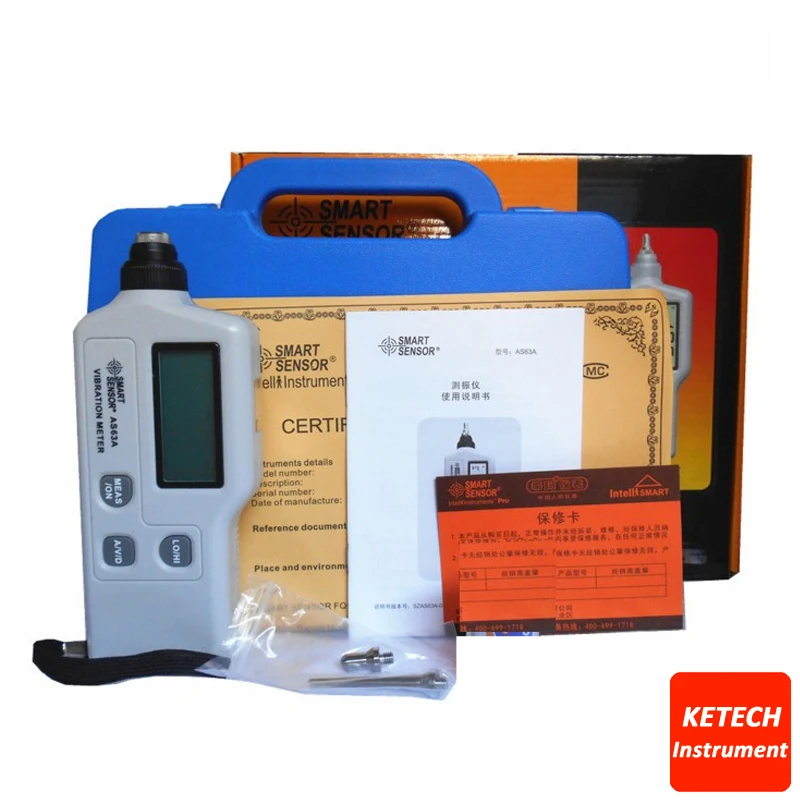 

High Precision AC Output Vibration Meter Severity AS63A