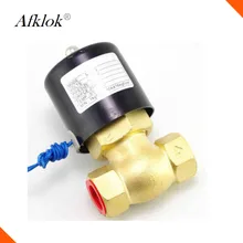 Высокотемпературный 1/2 дюймовый электромагнитный клапан 24 V пилот работает для пара Viton 150 градусов