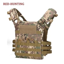 Тактический военный JPC Жилет Охотничий Swat страйкбол Molle боевой штурмовой плиты Перевозчик жилет Мужская армейская одежда Мультикам