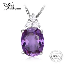 JewelryPalace Oval 2.8ct Created Alexandrite Sapphire Pendants 925 Sterling Silver 2017 Brand Fine Jewelry Not Include the Chain