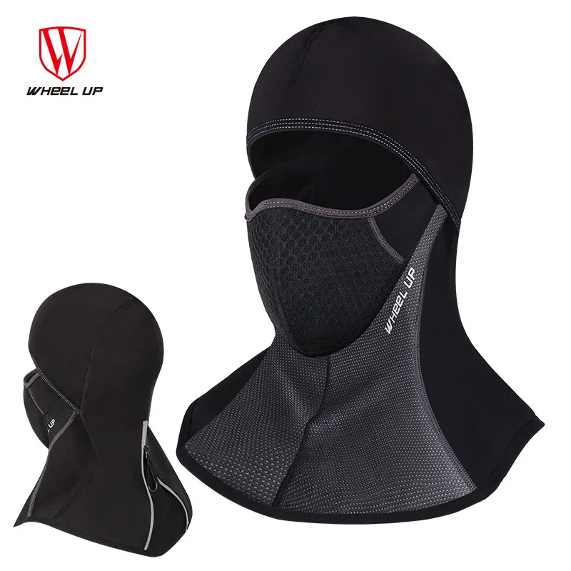 

WHEEL UP Winter Windproof Cycling Face Mask Dustproof Neck Head Cover Mask Warm Bike Face Cover CS Headgear Outdoor Sports Hat