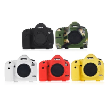 

High Quality Soft Silicone Rubber Camera Protective Body Case Skin For Canon 5D Mark III 5D3 5Ds 5DsR Camera Bag protector cover
