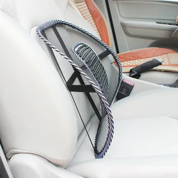 

1 PC Car Seat Office Chair Massage Back/Lumbar Support Mesh Ventilate Cushion Back Dolor Lumbar Relief Cushion For Car Driver