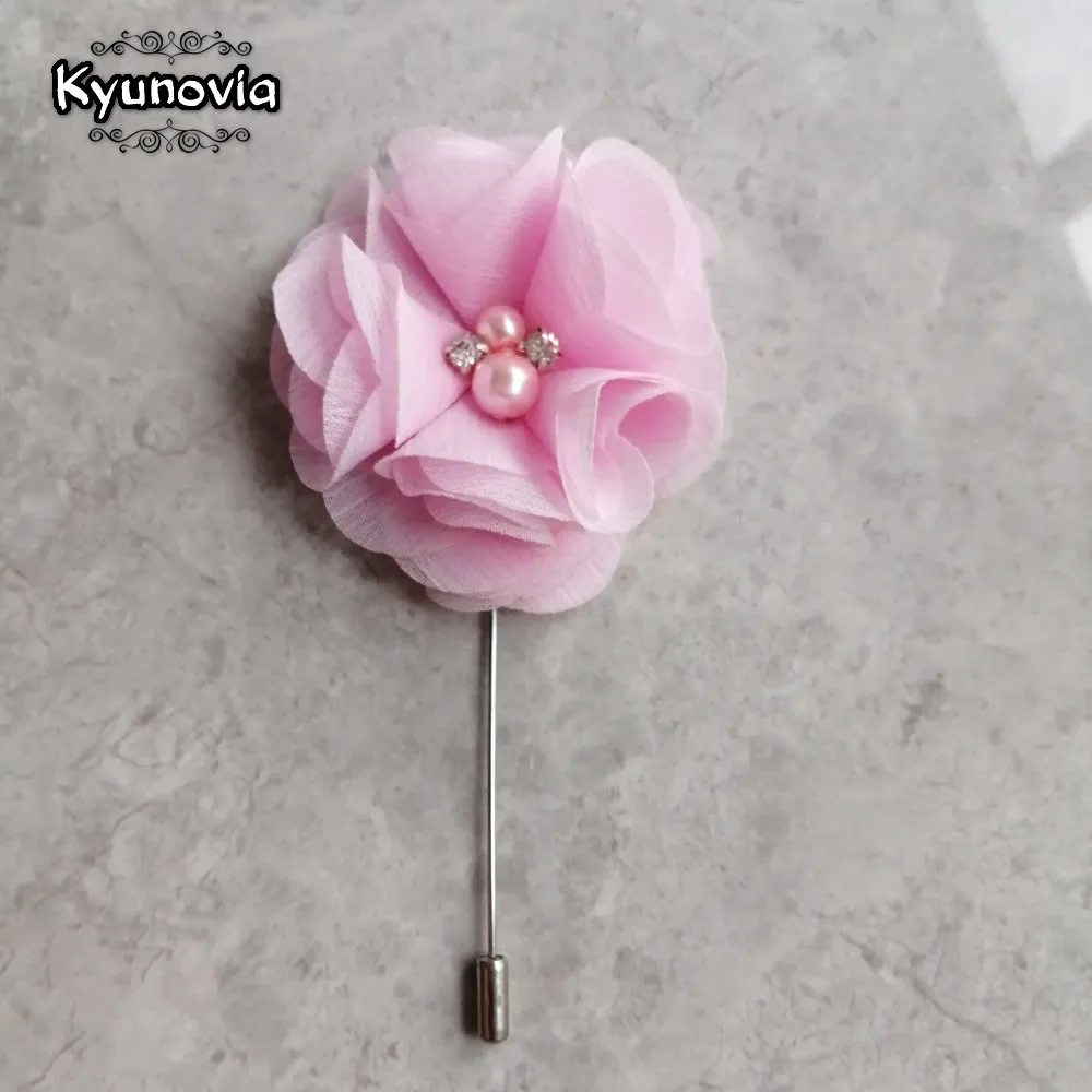 Шифоновое украшение Kyunovia для костюма свадебные цветы бутоньерка D141| |