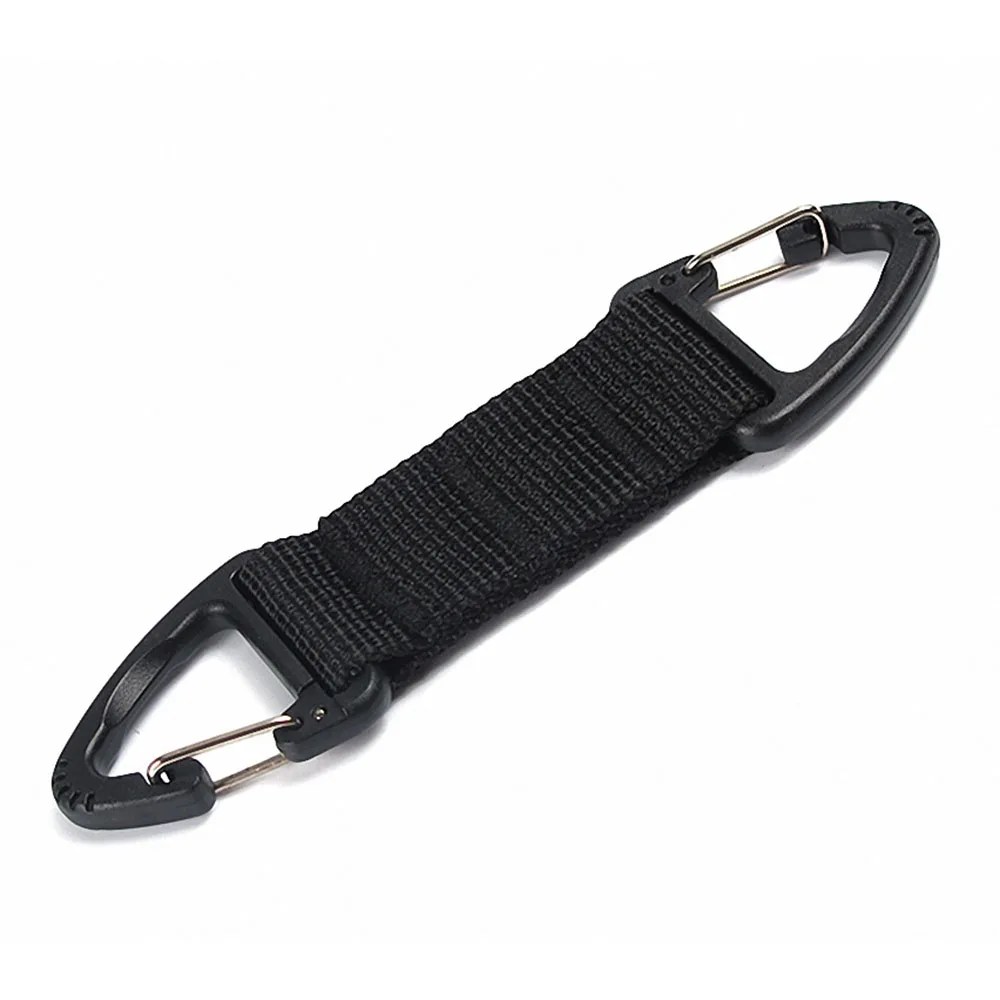 

Multifunctional Nylon Webbing Carabiners Hook Keychain Clasp Belt Climbing Carabiner Buckle Chain Backpack Key Hook Travel Kits
