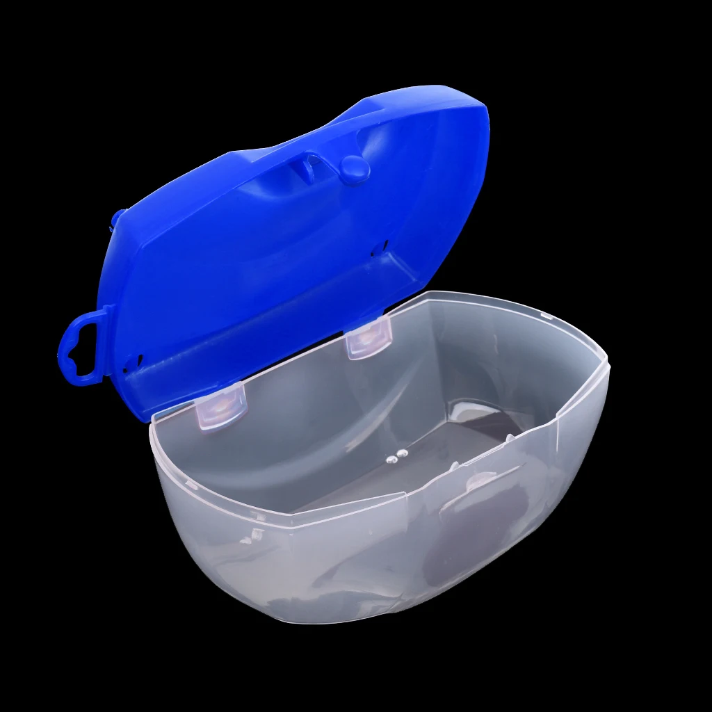 Perfeclan Heavy Duty Scuba Dive Diving Mask Storage Box Case Snorkeling Goggles Swim Glasses Protector Container Transparent