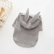 Cute Pet Dog Costume Warm Rabbit Cosplay Hoodies Outfit For Dog Winter Dog Clothes Puppy Jacket Chihuahua Clothes