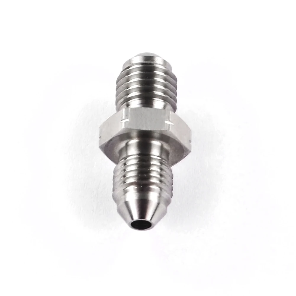 Бесплатная доставка AN3 Male 3/8x24 UNF to M10x1.25 / M10x1.5 M10x1.0 Bubble Flare из нержавеющей стали