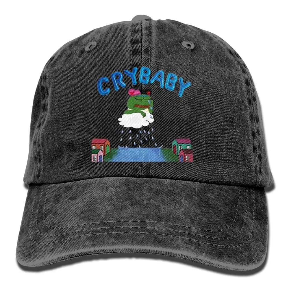 SAMCUSTOM cry baby 3D креативная индивидуальность Промытые джинсовые шапки осень лето для мужчин и женщин Гольф Sunblock хоккейные кепки - Цвет: Коричневый