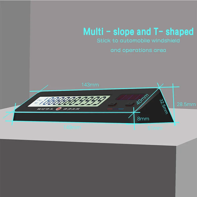 Солнечная энергия, номер телефона, карта, автомобильная парковочная электронная номерная карта, несколько номеров, Универсальная автомобильная Мобильная карта, авто интерьер