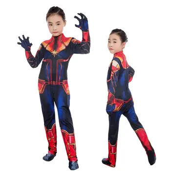 

children's Captain surprise Costume Fancy Dress Avengers Cosplay Outfit Catsuit SM9901A