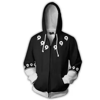 

2018 NEW FASHION MEN WOMEN Nine generations Naruto cool 3D print Hoodie Sweatshirts Pullovers Autumn Tracksuit Loose Thin Hoody