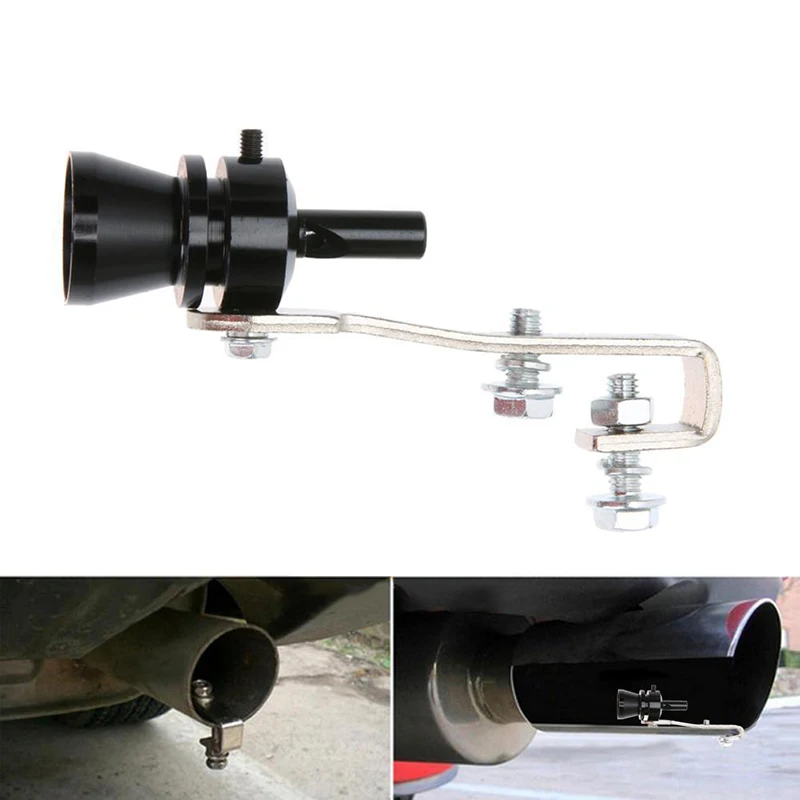

Universal Car Turbo Sound Blowoff Simulator Exhaust Muffler Pipe Whistle M