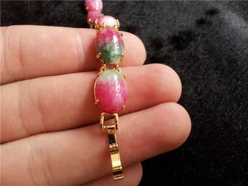 

Peach Blossom Jade Bracelet Baoping Furong Jade Jewelry