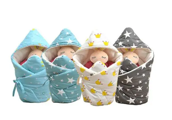 Зимнее Пеленальное Одеяло для новорожденных, хлопок, плотное мягкое одеяло для новорожденных и Пеленальное Одеяло, спальный мешок