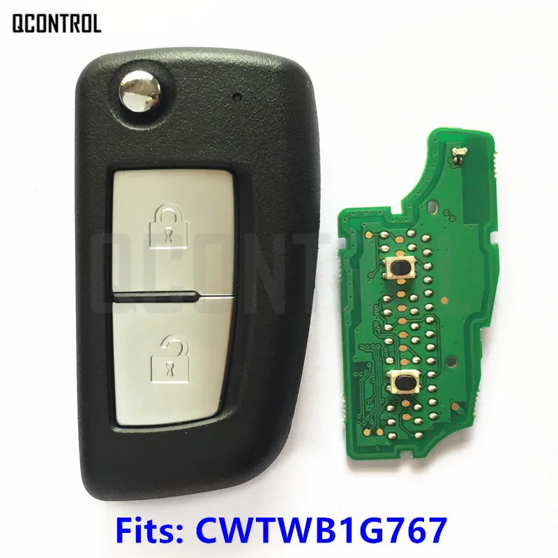 

QCONTROL New Remote Key for NISSAN CWTWB1G767 / TWB1G767, Juke F15, Pulsar C13, Qashqai J11, X-Trail T32