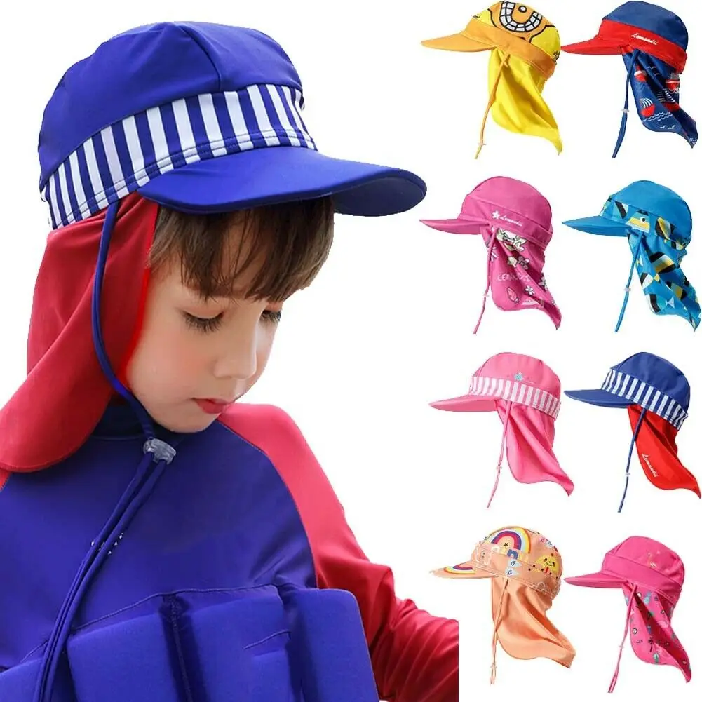 kids uv swim hat