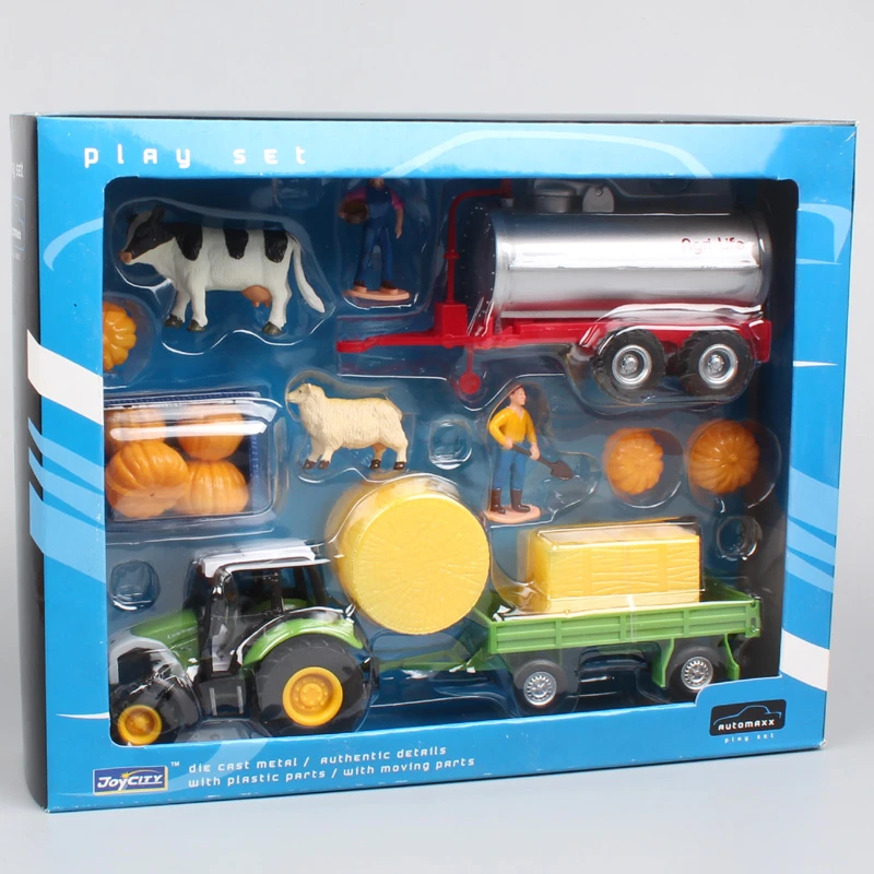 tractor con animales juguete