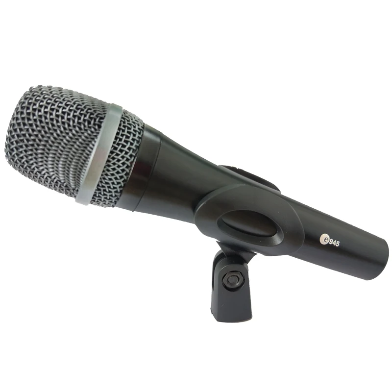 Высокое качество и Тяжелый Корпус e945 Профессиональный динамик суперкардиоида Vocal проводной микрофон microfono Mic