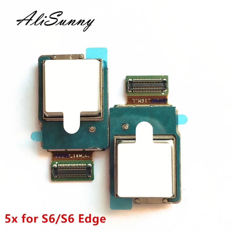 AliSunny 5 шт. гибкий кабель задней камеры для SamSung Galaxy S6 G920F G9200 & Edge G925F запасные части