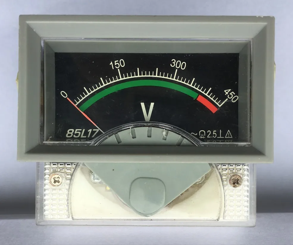 

85L17 Analog Panel Volt Voltage Meter Voltmeter Gauge AC 0-450V 70*40mm