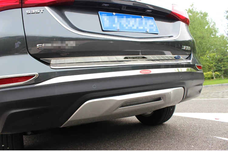 Для Chevrolet Equinox нержавеющая сталь Задний бампер отделка полосы литья крышка 1 шт. Автомобиль Стайлинг