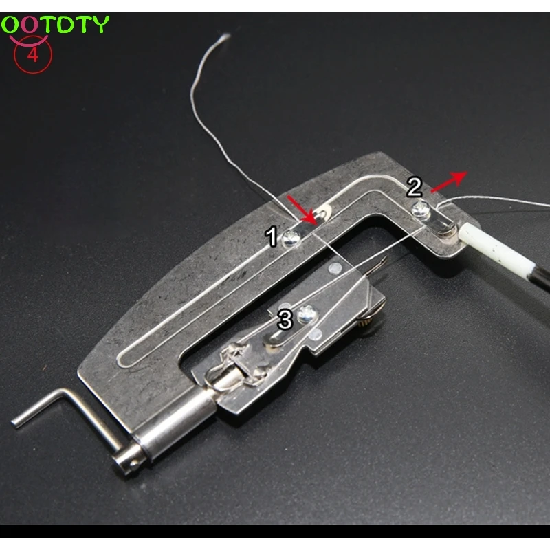 Нержавеющая сталь полуавтоматический рыболовный крючок линия уровня галстук связывающее устройство инструмент