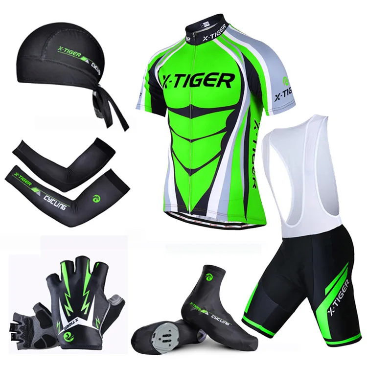 Большой летний комплект для велоспорта Pro X Tiger! Набор дышащей одежды с коротким