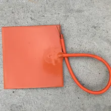 214 мм x 214 мм 3d принтер алюминиевая пластина грелку w/PSA NTC 100K Термистор силиконовый гибкий нагреватель кровать