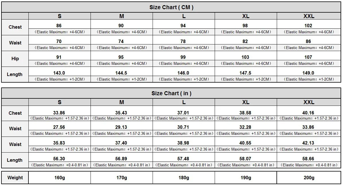 G0212Size chart 