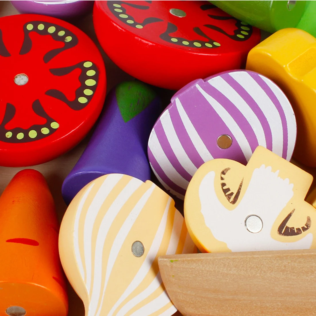 Магнитные деревянные фрукты и овощи комбинированный режущий Комплект кухонных игрушек дети играть и делать вид моделирования Playset дети удовольствие