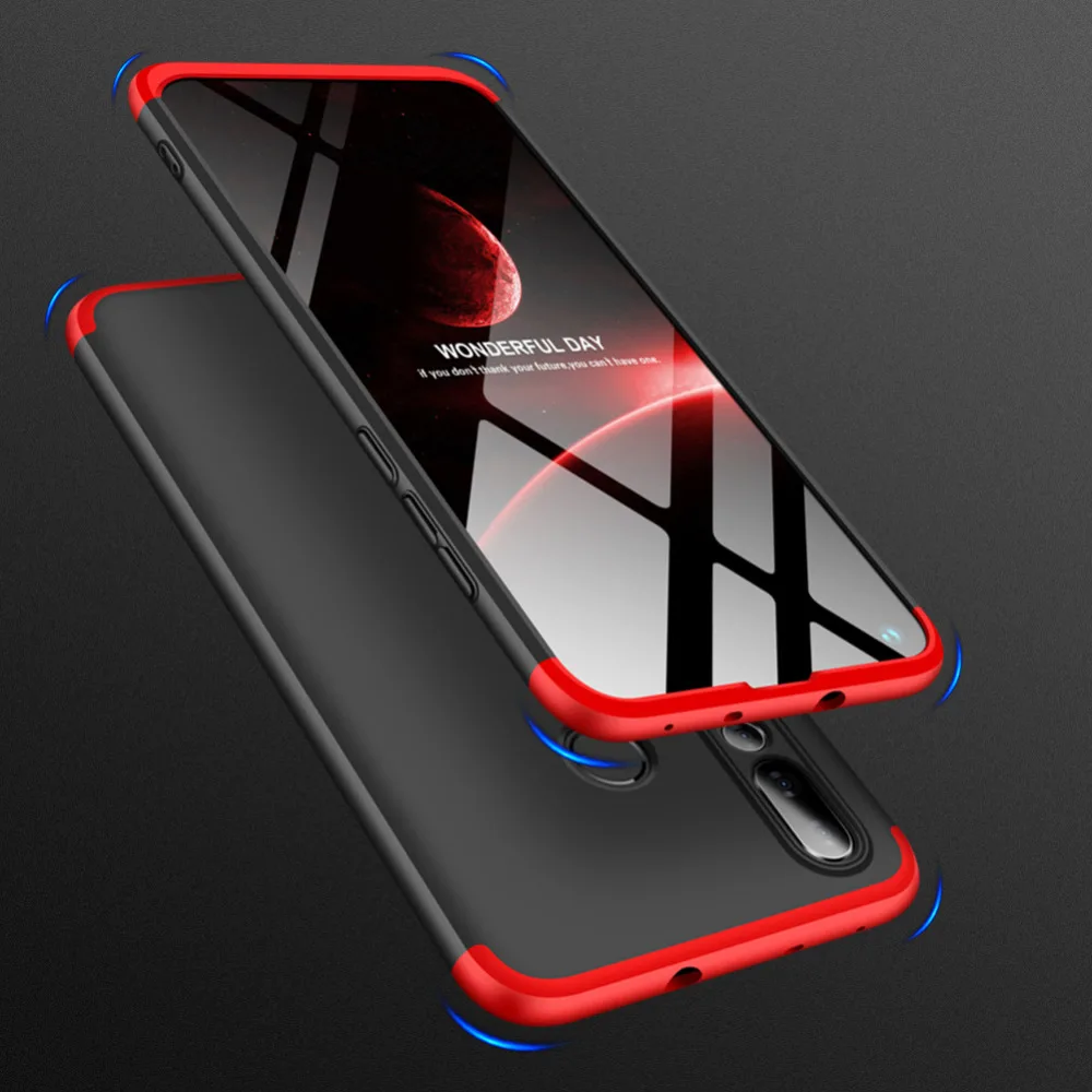 360 Degree Full Cover Case For Huawei Nova 4 Case With Tempered Glass Luxury Plastic Case For Huawei Nova 4 Nova4 Phone Bag 
