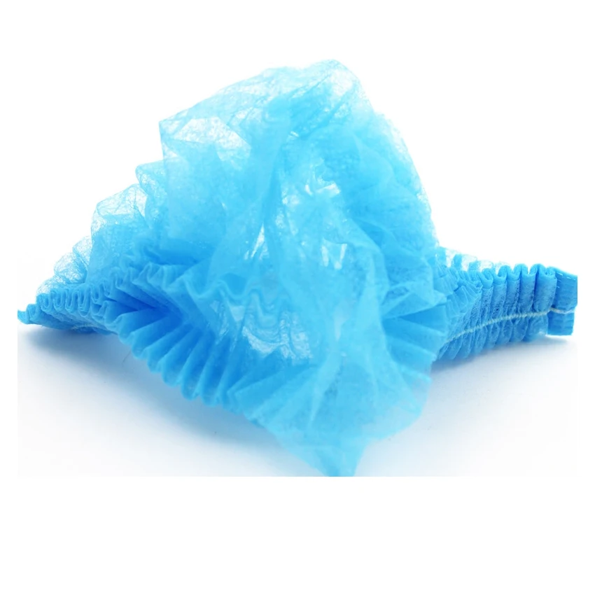 

Spray paint industrial dust cap disposable non-woven kitchen cap blue stretch strip cap 50 pack