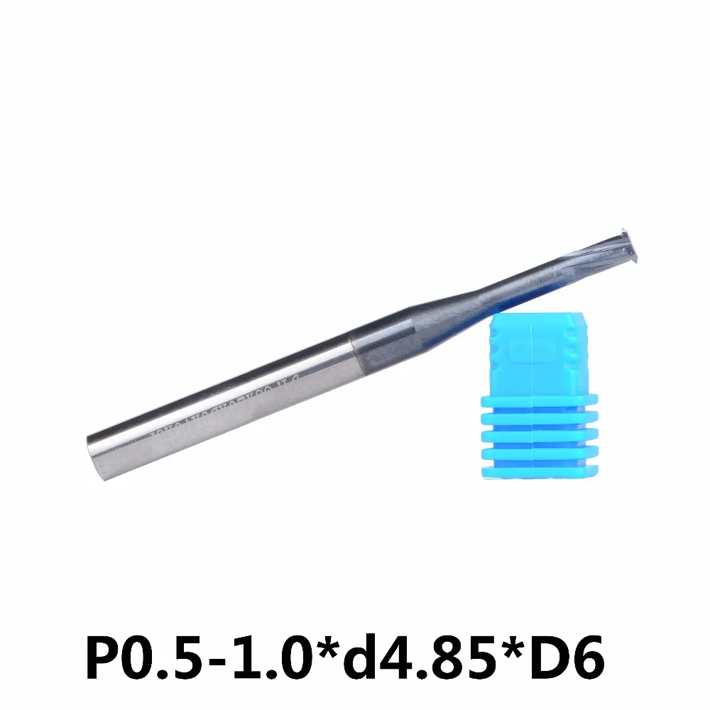 

1pcs P0.5-1.0-d4.85- D6 alloy Single tooth thread milling cutter, alloy single blade cutting knife, alloy single tools