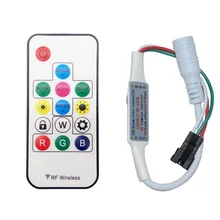 14 chiave DC 5V 12V RGB A Distanza Senza Fili Mini RF HA CONDOTTO il Regolatore WS2812 WS2811 di Colore Per 5050 5630 3528 HA CONDOTTO LA Luce di Striscia di CC 5 V-24 V(China)