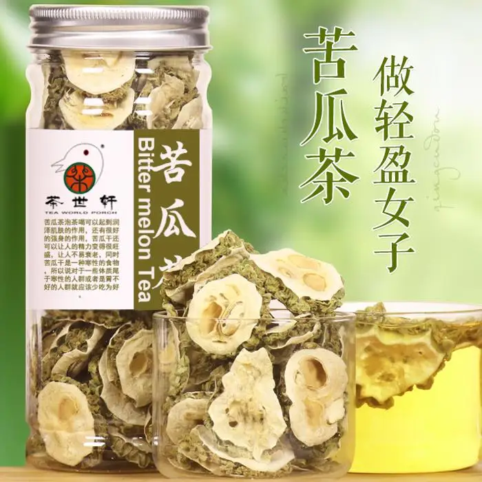 

50g Wild Bitter Gourd Melon Tablets Clear Fire Natural Health Clearing Heat Lose Weight Popular Skin Care DIY Raw Materials Tea