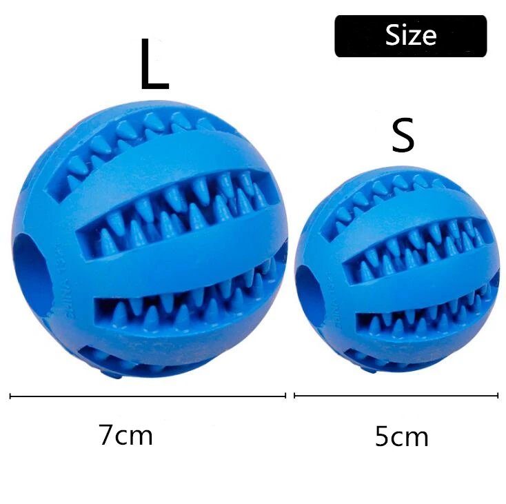 Pet Sof Pet игрушки для собак игрушка забавный интерактивный эластичный шарик жевательная игрушка для собаки зуб чистый шар еды Экстра-жесткий резиновый мяч