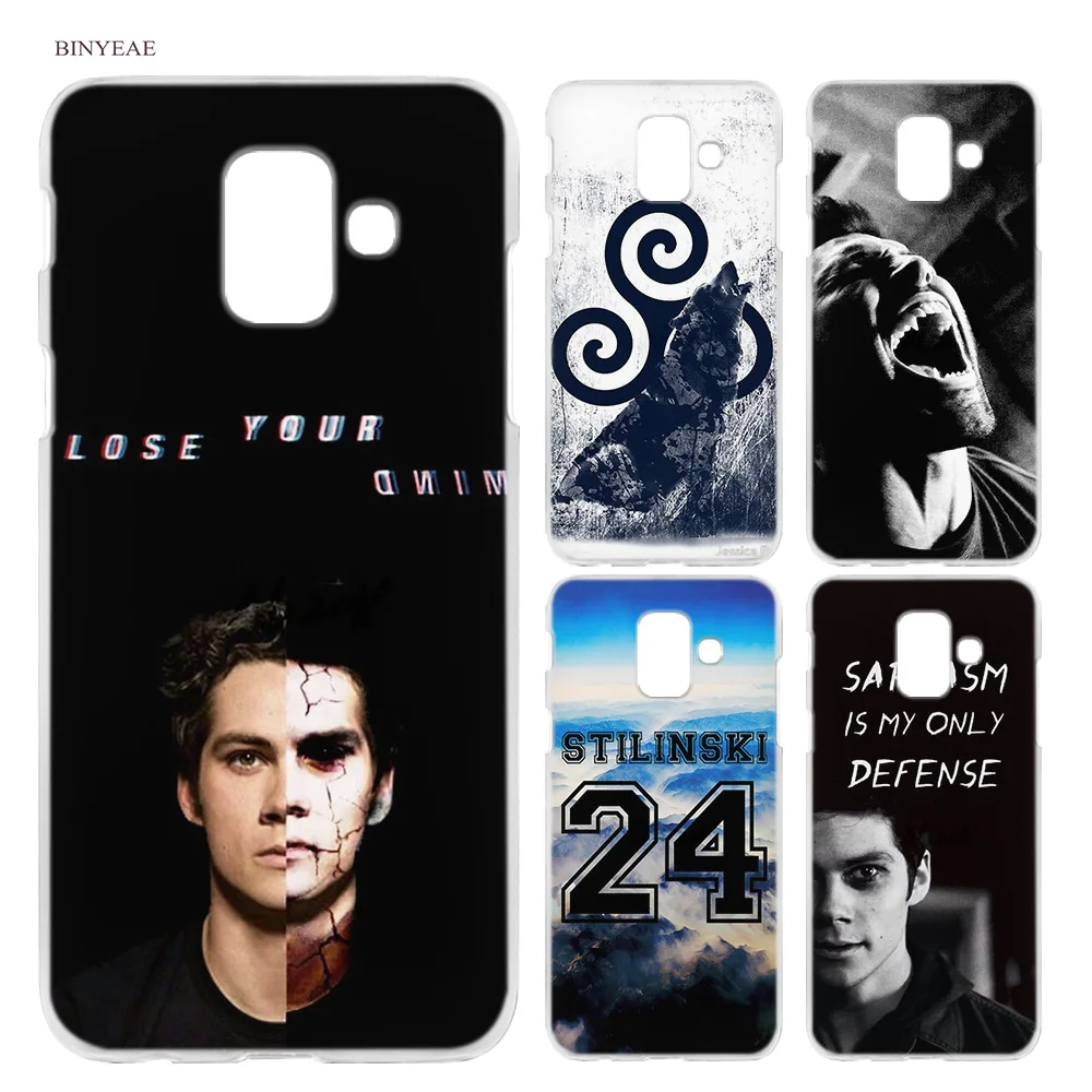 BINYEAE Teen Wolf Bromance Stiles Hard Case Cover Fashion for Samsung Galaxy A6 A8 A6 A8