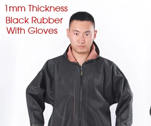 Black Rubber Chest Waders 32