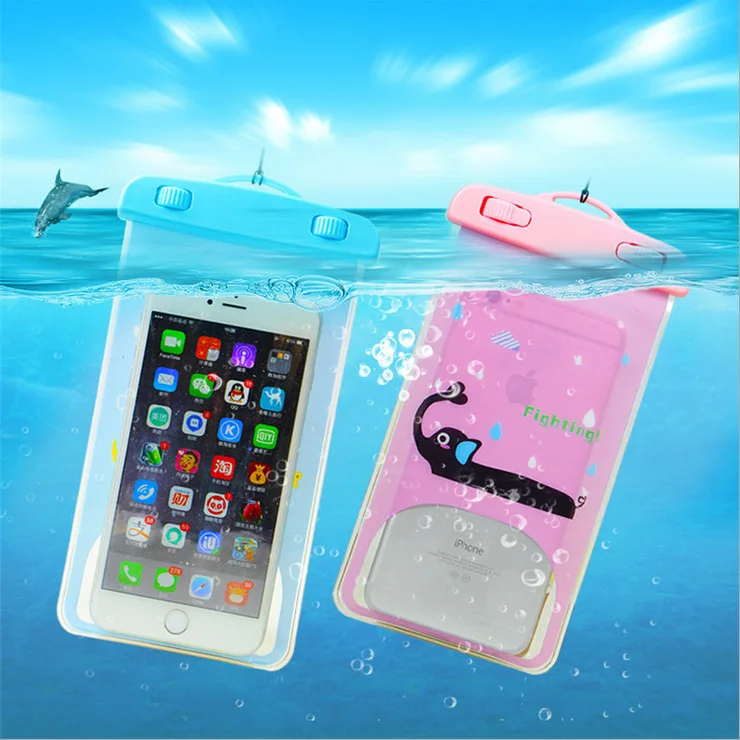 Outdoor Sport Mobile Phone Waterproof Bag For Snorkeling Swimming