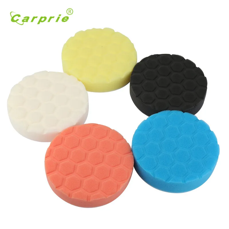 

Car Sponge Polishing Pad 5PCS Colorful Waxing Buffing Pads For Car Polisher Esponja polida Esponja de pulido styling 17sep1