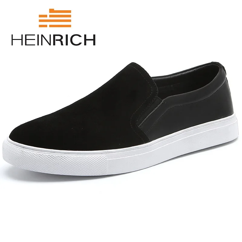 

HEINRICH 2018 New Arrival Brand Casual Canvas Men Shoes Black Fashion Trend Shoes Luxury Designers Men Shoes Bota Masculina
