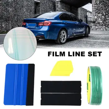 

Detachable Car Transparent Tape Vinyl Wrap Cutting Tape Finishing Line Automobile Film Scraper Tool Film Line Set Supplies