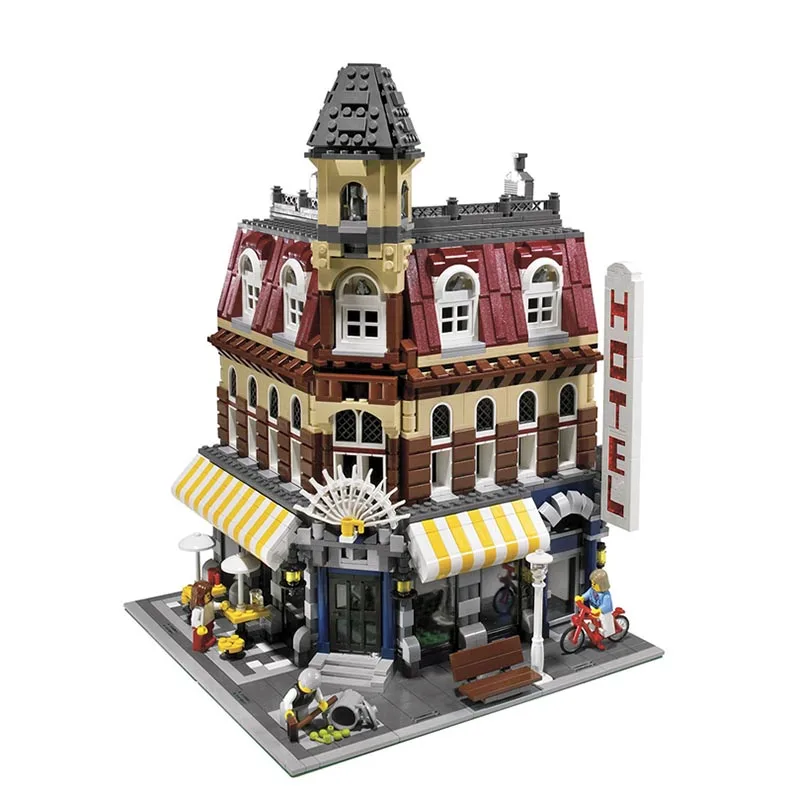 

2133Pcs Lepin City Creator 15002 Legod Architecture Creator Cafe Corner Bricks Building Blocks Compatible with Legod