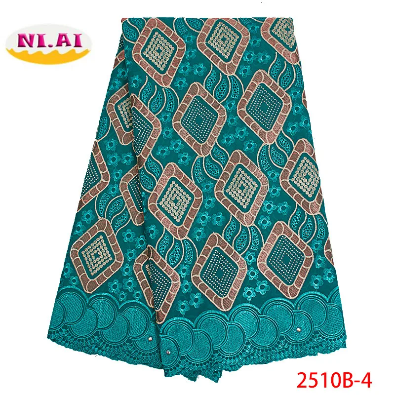 

Latest Nigerian Swiss Lace Fabric Swiss Voile Lace In Switzerland 2019 High Quality African Cotton Voile Lace Fabric XY2510B-4