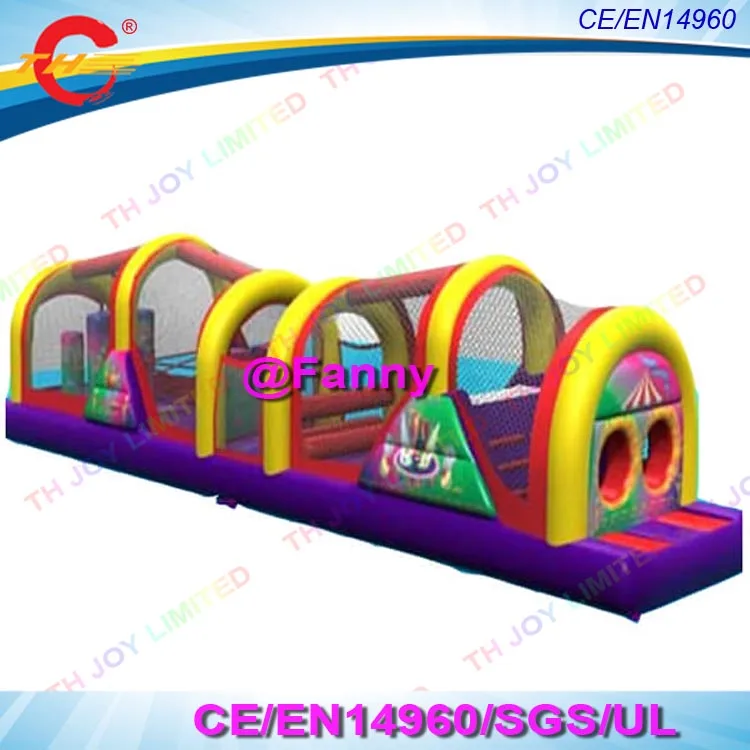 Inflatable Obstacle Course Good Quality Bouncer Castle 8*3*3m Inflatable Obstacle Course For