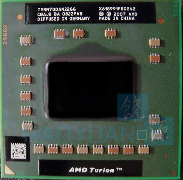AMD Turion 64 X2 Mobile technology RM-70 RM 70 RM70 2.0 GHz Dual-Core Dual-Thread CPU Processor TMRM70DAM22GG Socket S1