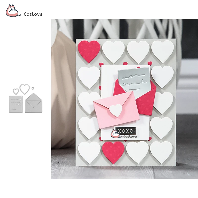 

New Love Letter Metal Cutting Dies Stencils For DIY Scrapbooking Photo Album Gift Paper Card Decorative Craft Embossing Die Cuts
