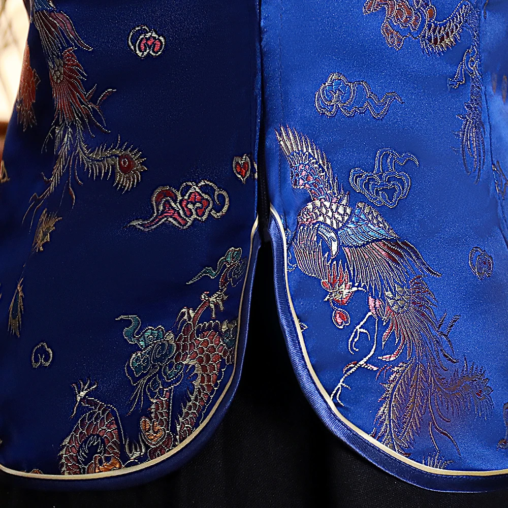 Vintage Cheongsam Slim Asian Elegant Oriental Clothing