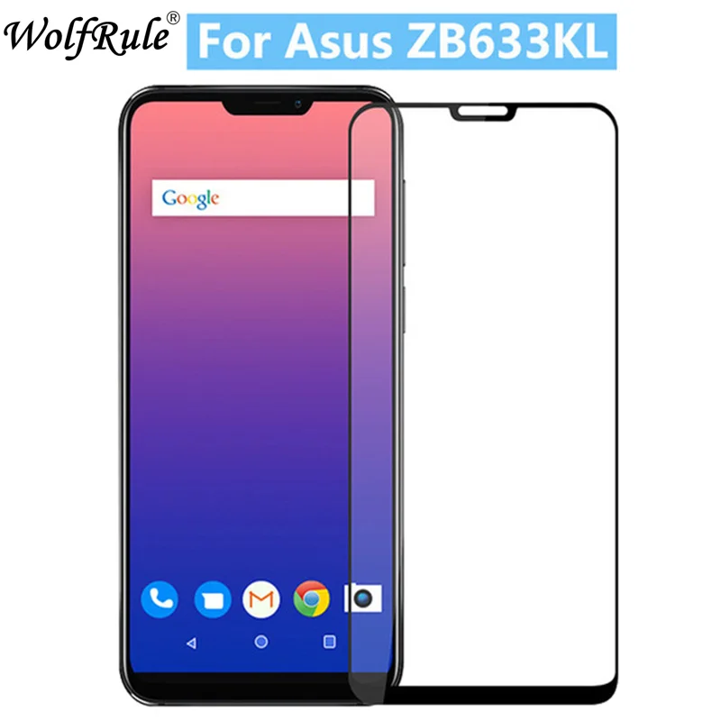 

2PCS Full Glue Cover Glass For Asus Zenfone Max M2 ZB633KL Tempered Glass Asus_X01AD Screen Protector Zenfone Max Pro M2 ZB631KL